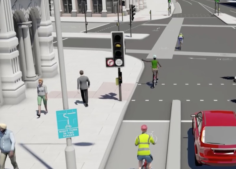 Boris hails new cyclefriendly junction design — MayorWatch